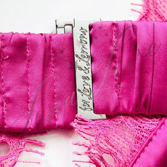 FOR LOVE & LEMONS Casey Maxi Dress in Pink NWT - Picture 10 of 11